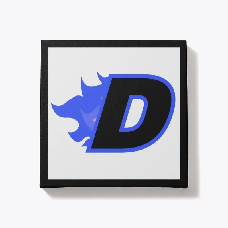 Flaming D Logo Wall Art